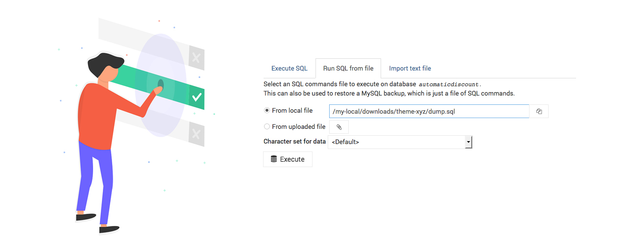 Install sample data - Install Prestashop Theme
