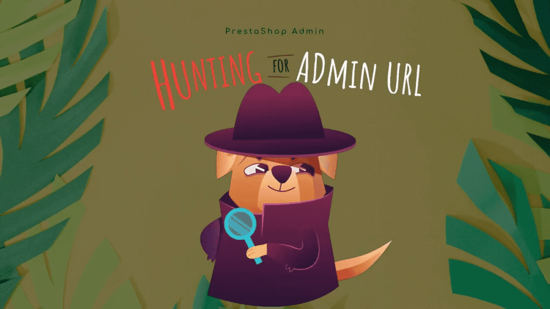 PrestaShop admin login URL