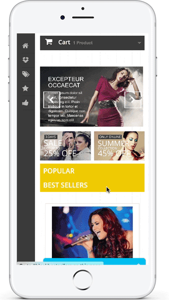 Helps to boost your sales on Smartphone as a native app