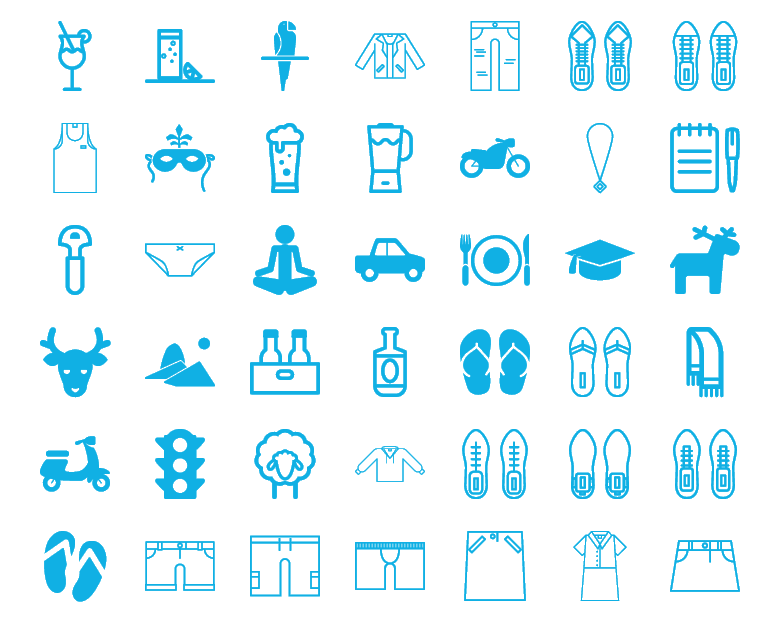 235 premium Prestashop icons on SOO Magic menu module - Part 1