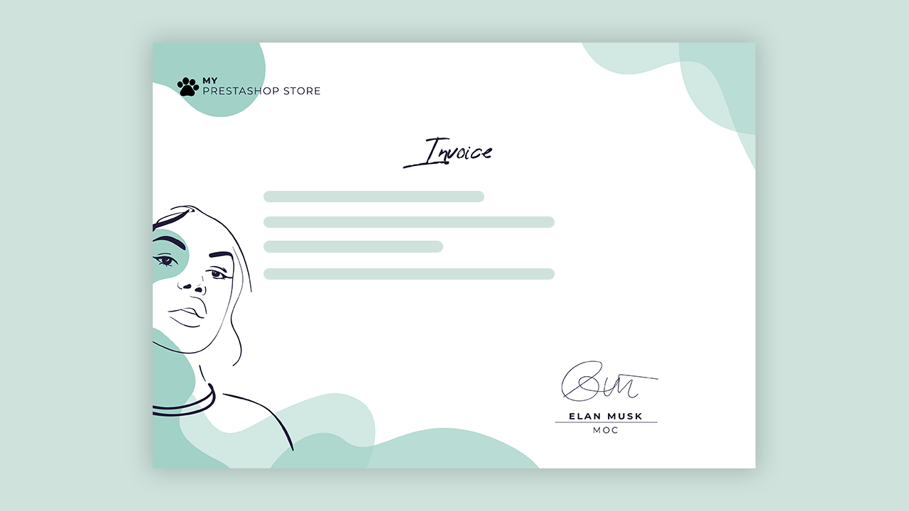 How to add text to an invoice in PrestaShop
