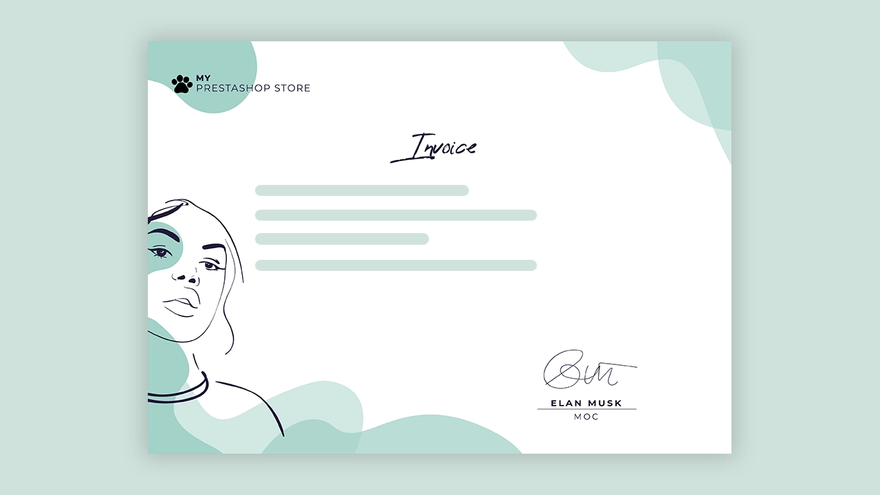 Cómo añadir texto a una factura en PrestaShop