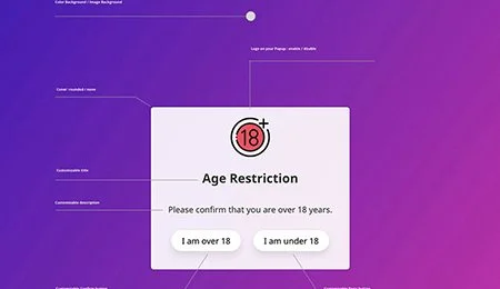 Age Verification Restriction 18+