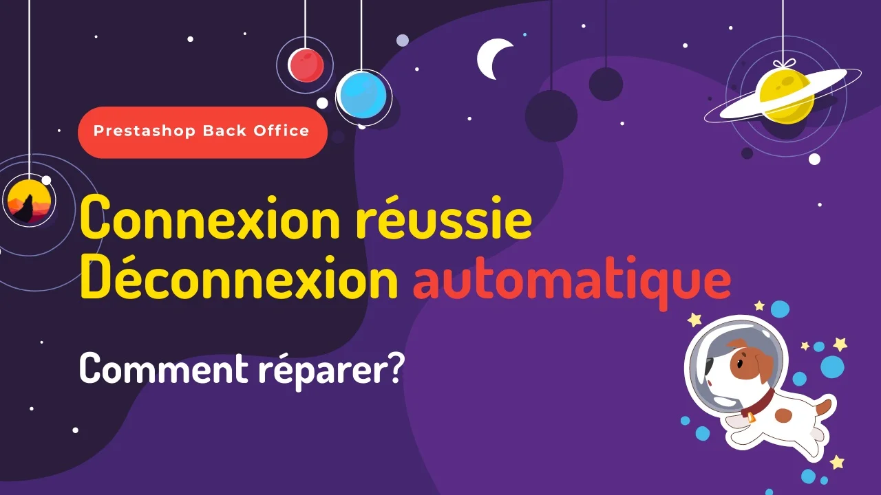 Connexion Prestashop: résoudre le problème de déconnexion automatique
