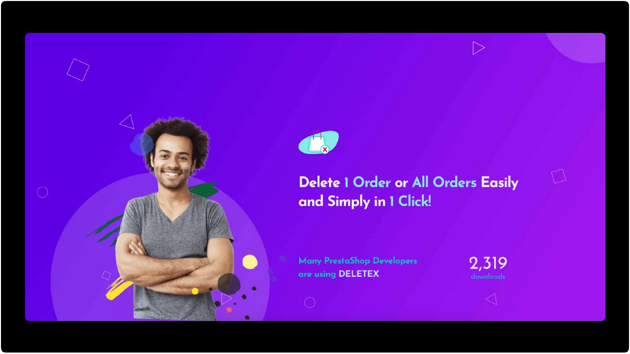 Elimine fácilmente los pedidos prestashop en un solo botón pulsador.