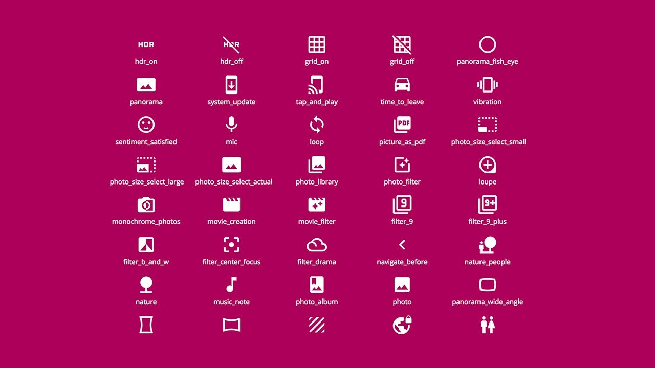 List of Prestashop 1.7 Icons