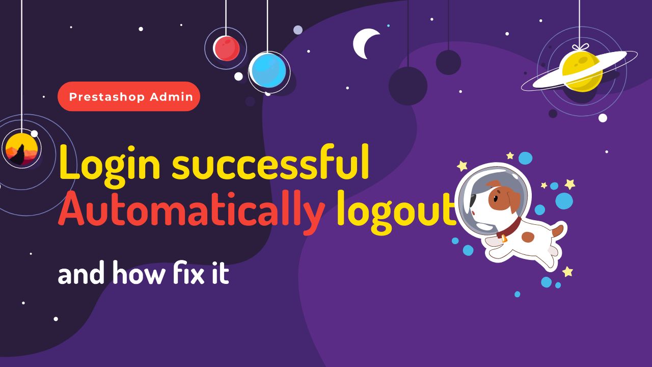 Prestashop Login: Fix automatic logout problem