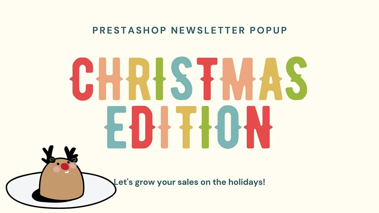 PrestaShop newsletter Christmas theme