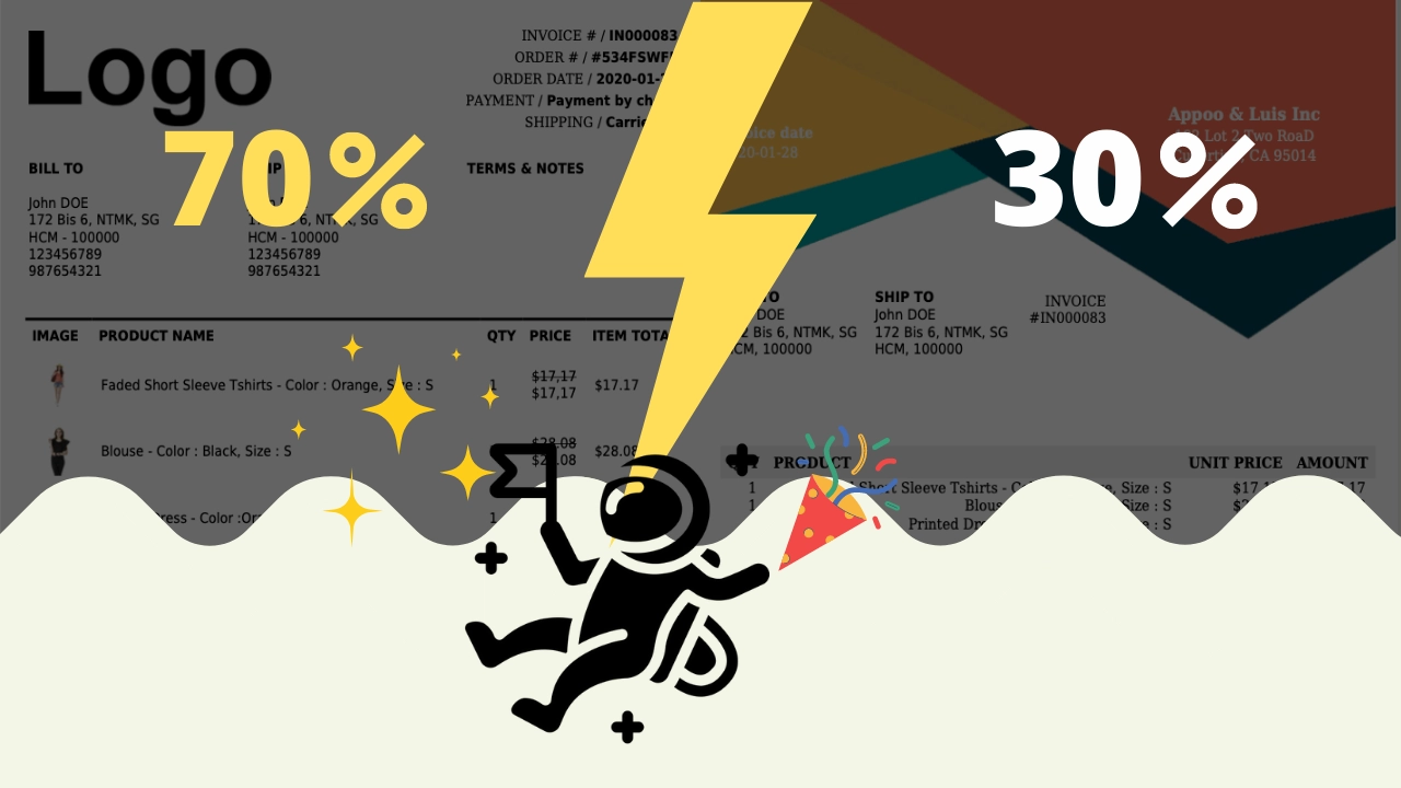 El ganador de la encuesta prestaShop Invoice Templates
